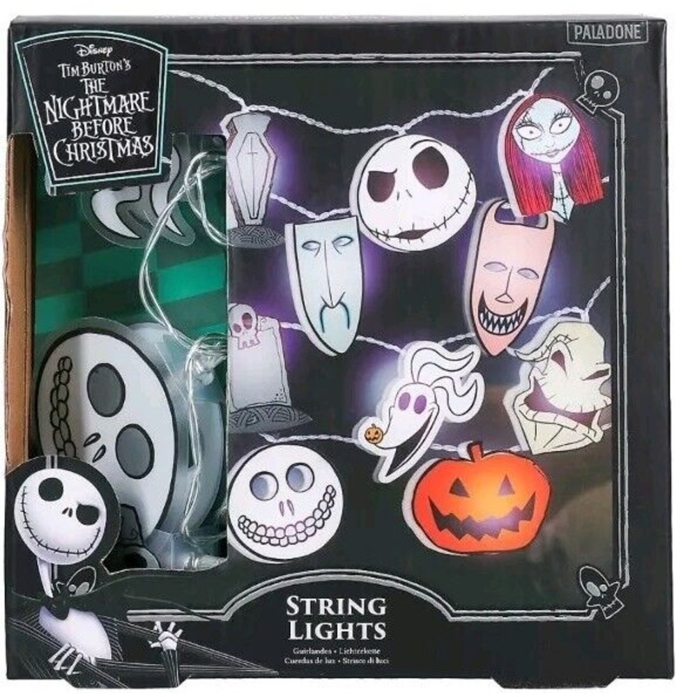 The Nightmare Before Christmas String Lights - Jack Sally Zero Oogie Brand‎ New